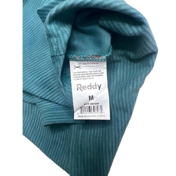(NWOT) Reddy Teal Blue Tee Striped Jersey Crewneck Dog T-Shirt – Medium - Picture 3 of 5